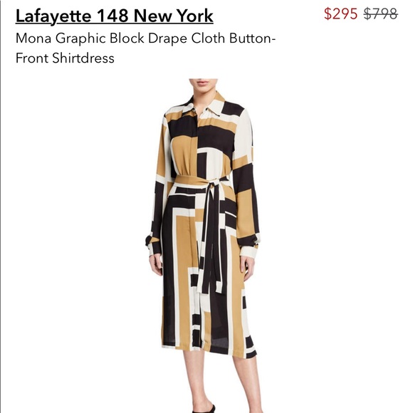 Lafayette 148 New York "Mona" dress medium - Picture 1 of 7